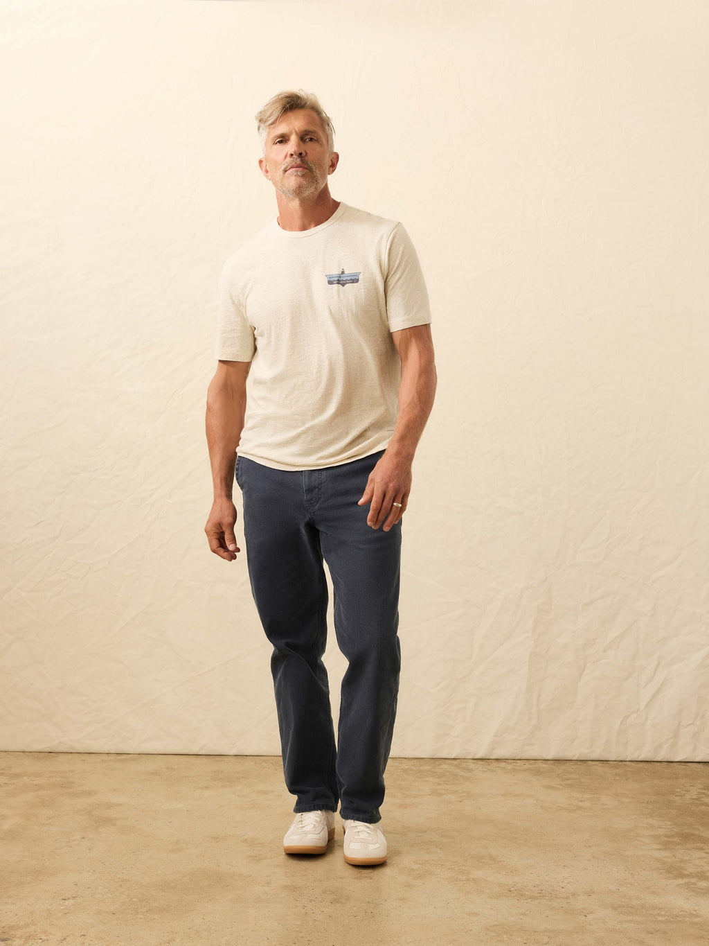 Nazare Sunwashed Tee - Island Dune Heather