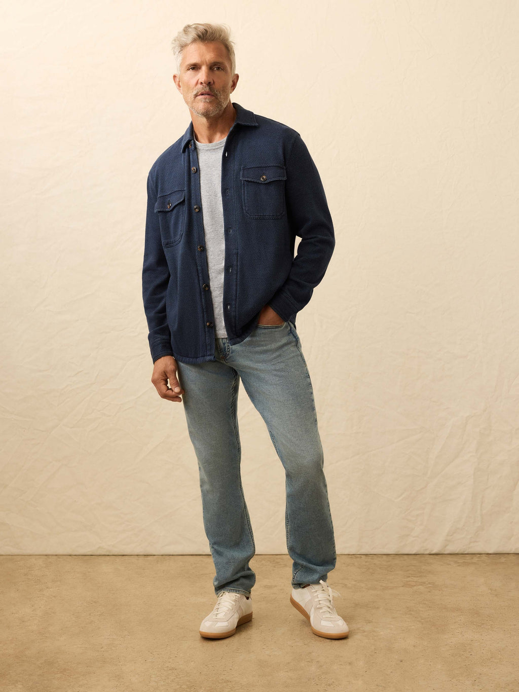 Inlet Knit CPO - Hendricks Indigo Wash