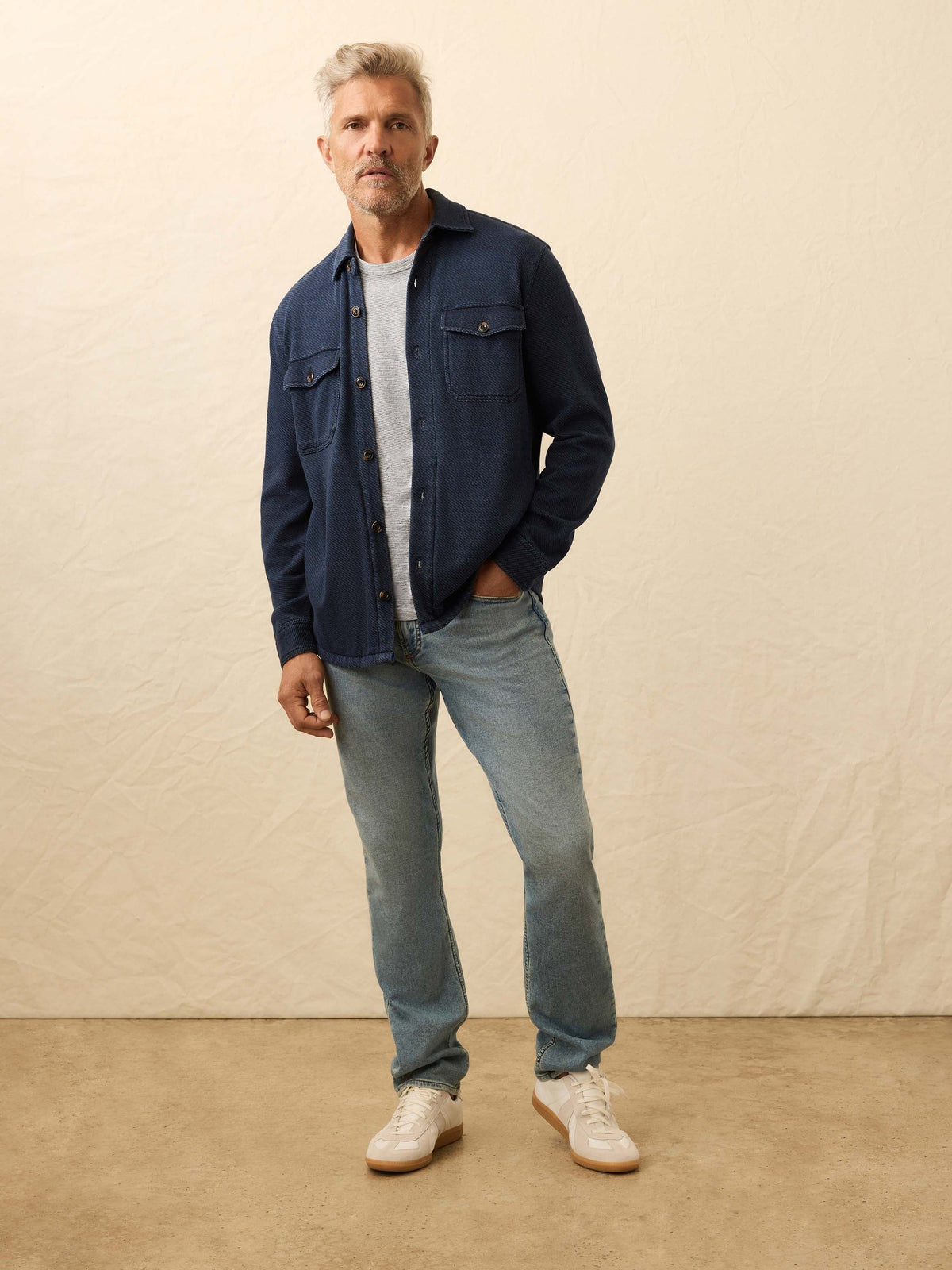 Inlet Knit CPO - Hendricks Indigo Wash