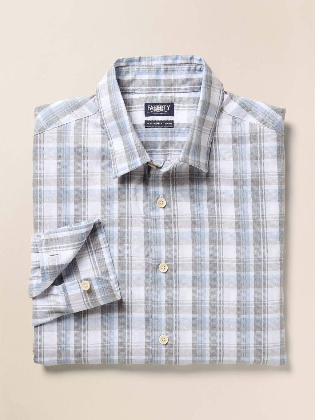 Movement™ Monterey Shirt - Morning Mist Plaid
