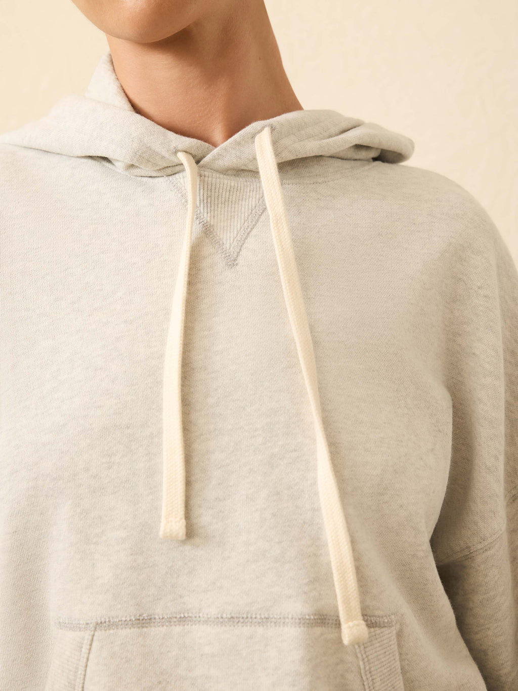 High Standard Fleece Hoodie - Light Grey Heather