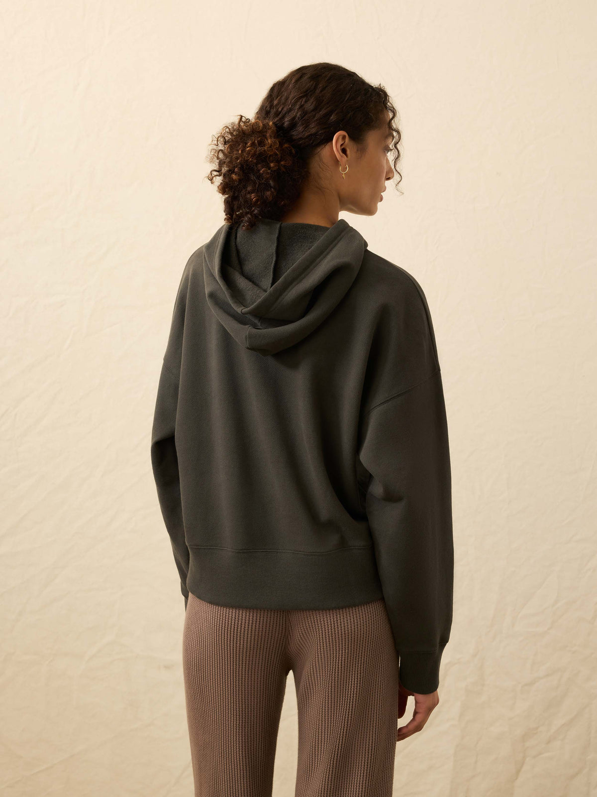 High Standard Fleece Hoodie - Mountain Black