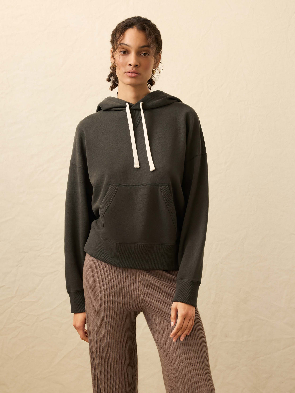 High Standard Fleece Hoodie - Mountain Black