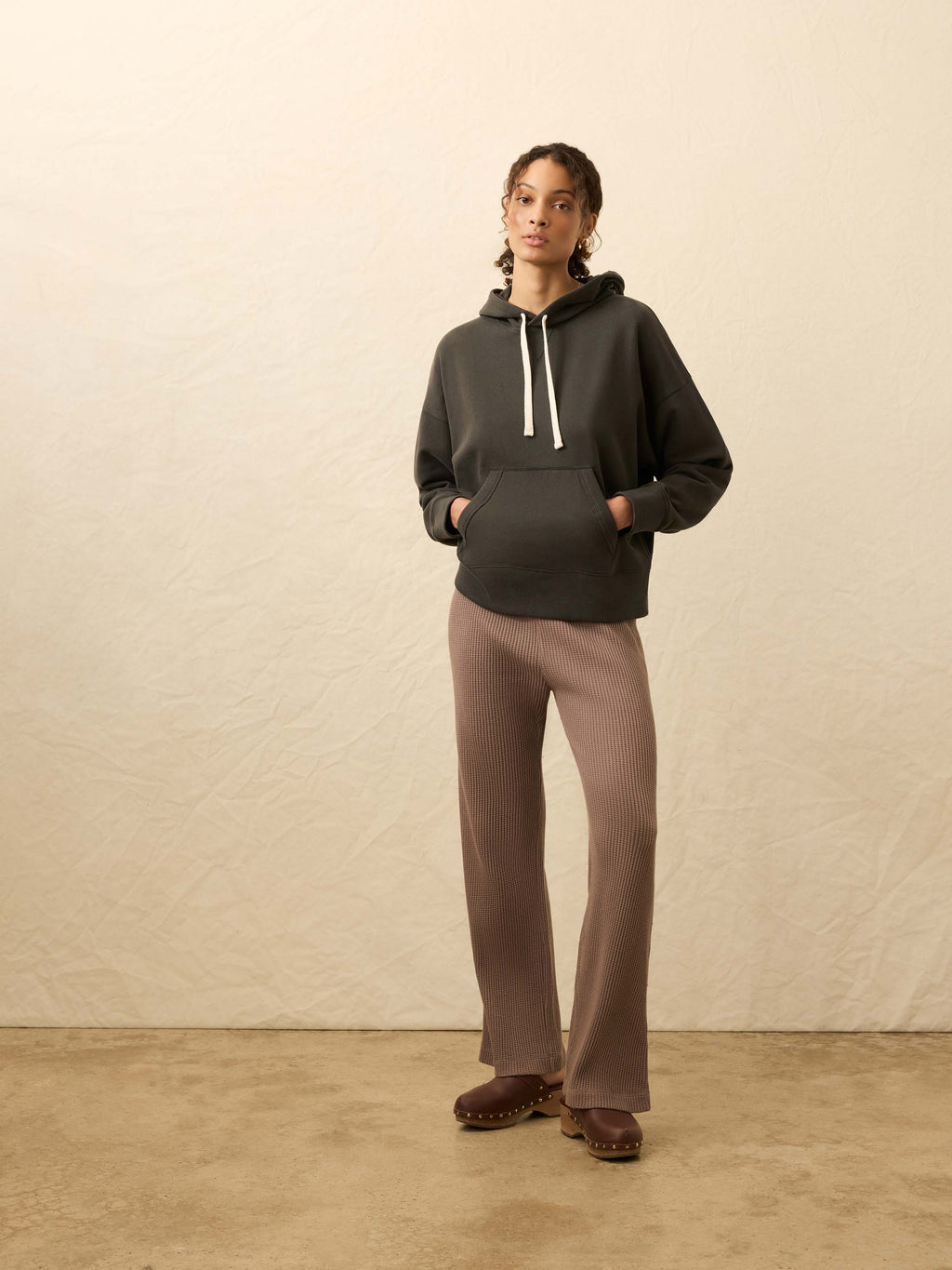 High Standard Fleece Hoodie - Mountain Black