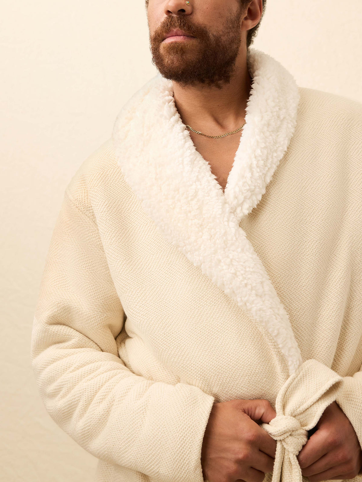 Whitewater High Pile Fleece Robe - Summer Sands