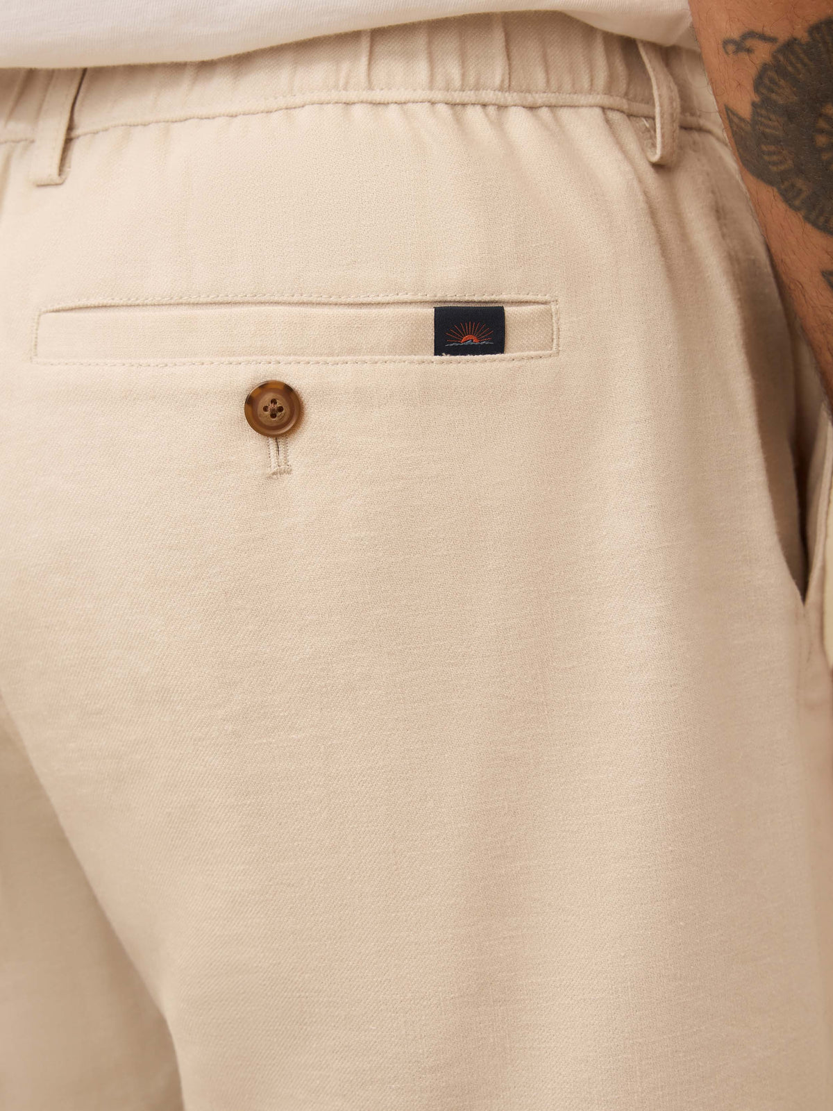Movement™ Linen Drawstring Short - Dorset Sand
