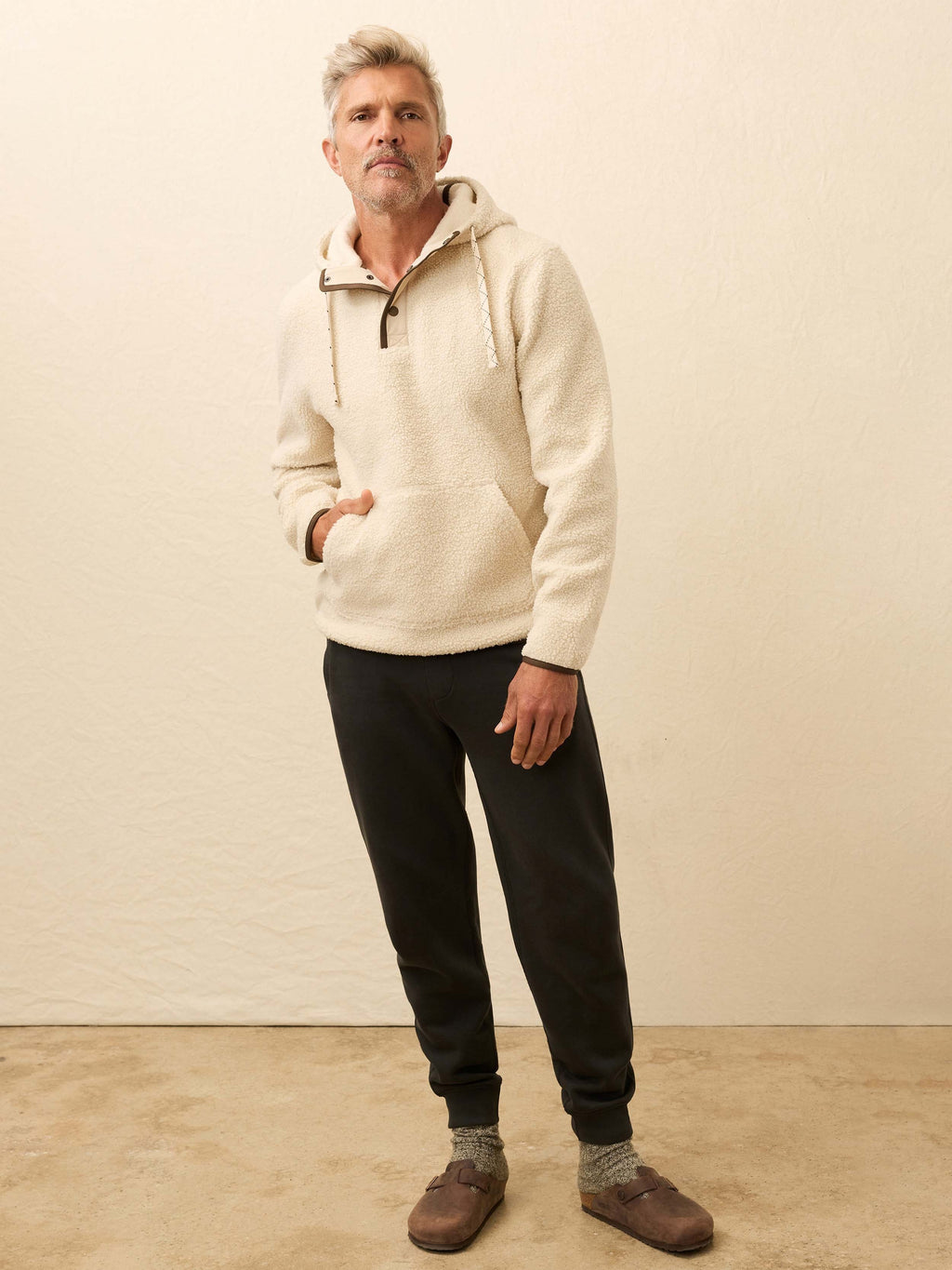 High Pile Fleece Hoodie - Arctic Ivory