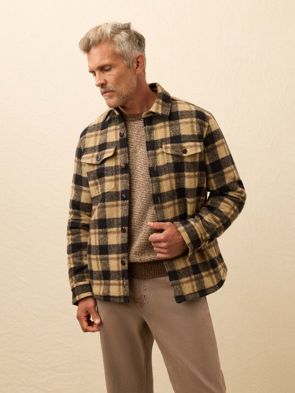 Range Fleece Lined CPO - Shadow Earth Plaid