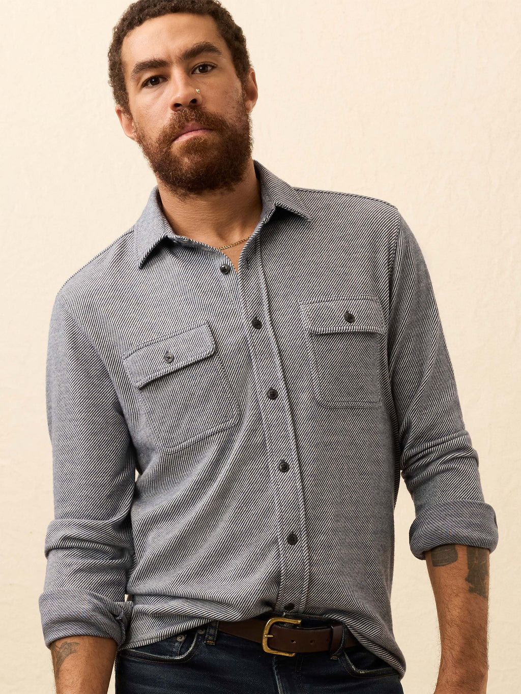Legend™ Sweater Shirt - Navy Ink Twill