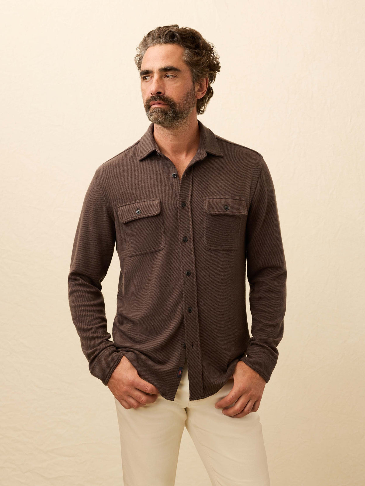 Legend™ Sweater Shirt - Valley Brown Twill