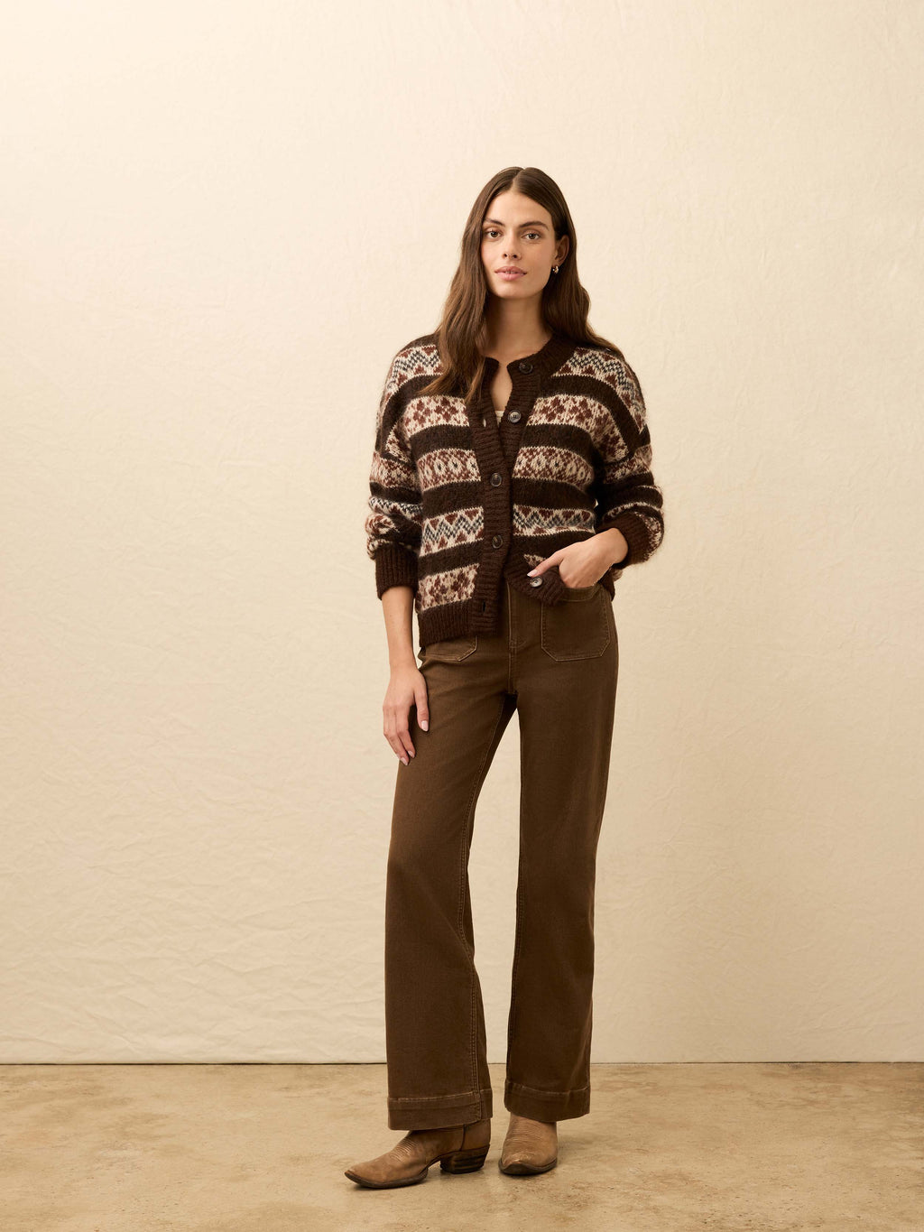 Wildwood Cardigan - Chestnut