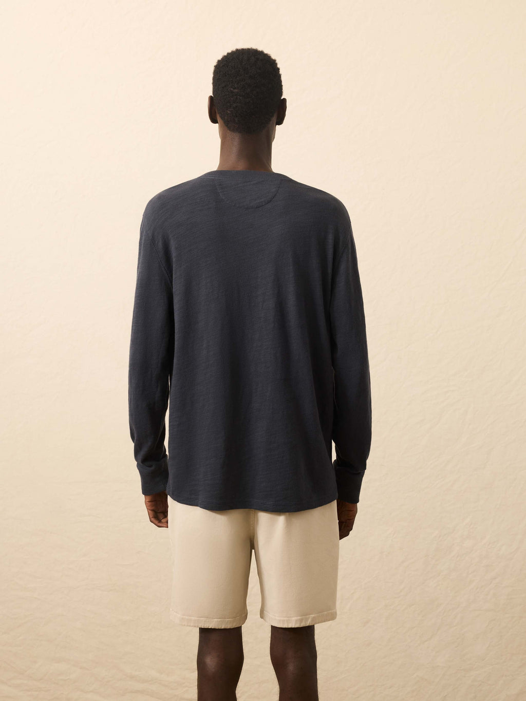 Sunwashed Slub Henley - Blue Nights